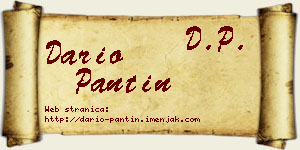 Dario Pantin vizit kartica